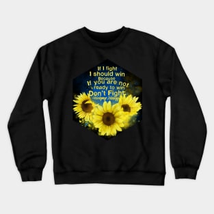 Solidarity-Zeleskyy Quote-Support for Ukraine Crewneck Sweatshirt